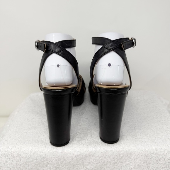 Naturalizer Mallory Ankle Strap Sandals/ Heels Black Size 9 Women’s. - Picture 13 of 16